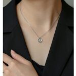 Vintage Style Round Compass Necklace - Image 2