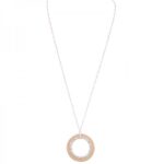 Metal Ring Pendant Necklace