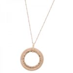 Metal Ring Pendant Necklace - Image 2